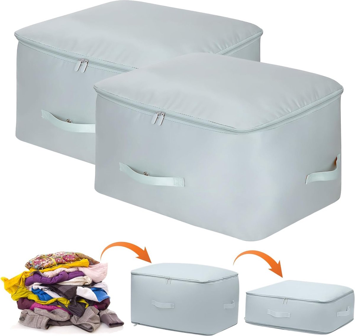 Storage Bag - Organizer - Storage Bags - Movable Organizer Bags - Space-Saving Bags - Storage Bag - Organizer - For Blankets/Pillows/Clothing/Duvet