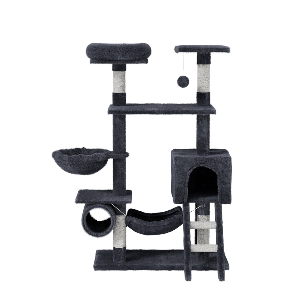 i.Pet Cat Tree 144cm Tower Scratching Post Scratcher Wood Condo Toys House Bed โ image 3