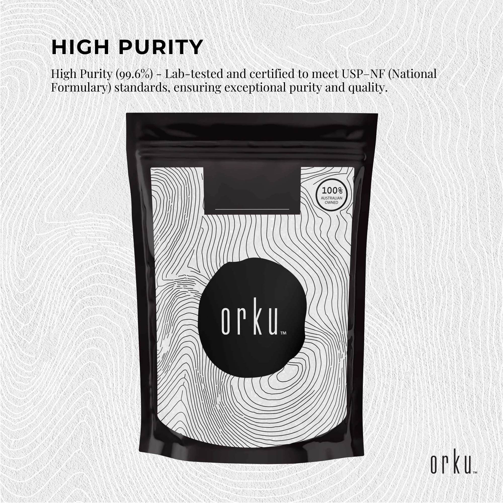 Orku 2Kg Myo Inositol Powder - USP Grade High Purity Unflavoured โ image 3