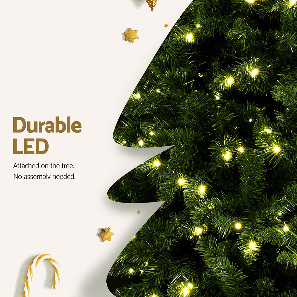 Jingle Jollys Christmas Tree 2.7M LED Xmas Tree Party Decorations 2590 Tips โ image 6