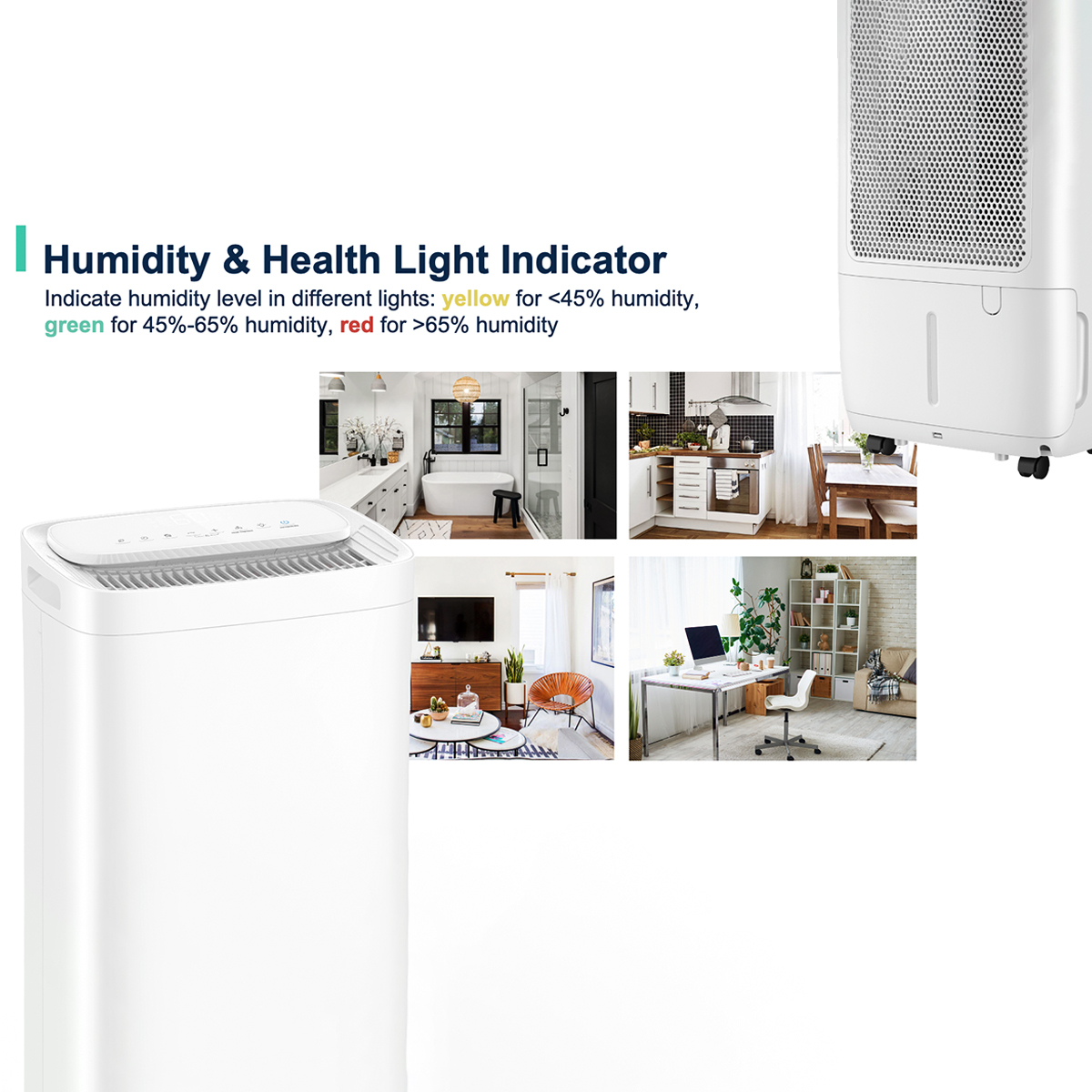 Midea FreshDry Dehumidifier Air Purifier 12L/Day with HEPA Filter Low Noise โ image 6