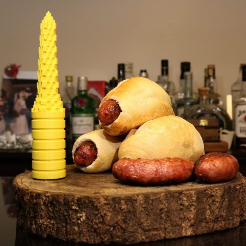 Hot Dog Bun Driller Perfect for Grilling and BBQ, Ideal Size for Brats and Other Sausages Creative bread drill — image 2
