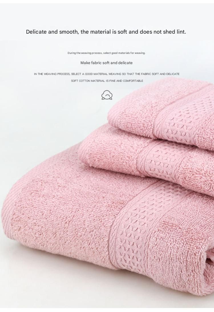 3-Piece Light purple Towel Set - Soft Absorbent Bath, Hand & Face Towels with Jacquard Weave, Gift Set for Home, Hotel, or Gifting - Durable, Low-Lint, Machine — image 6