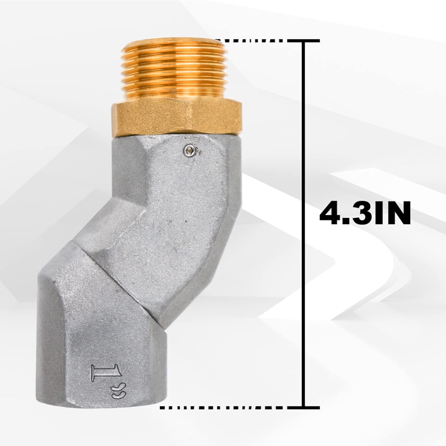 (1" NPT, 2PCS) Fuel Hose Swivel 360 Rotating Connector for Fuel Transfer Pump Fuel Nozzle Multi Plane Fuel Plane Swivel — image 6