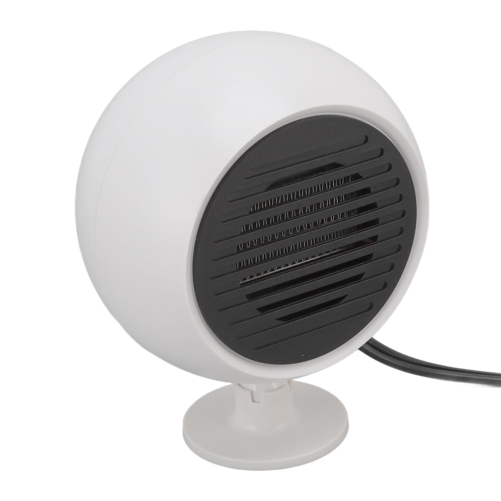 Car Heater Constant Temperature Low Noise Wide Angle 360° Adjustable Car Heater Fan White 12V — image 4