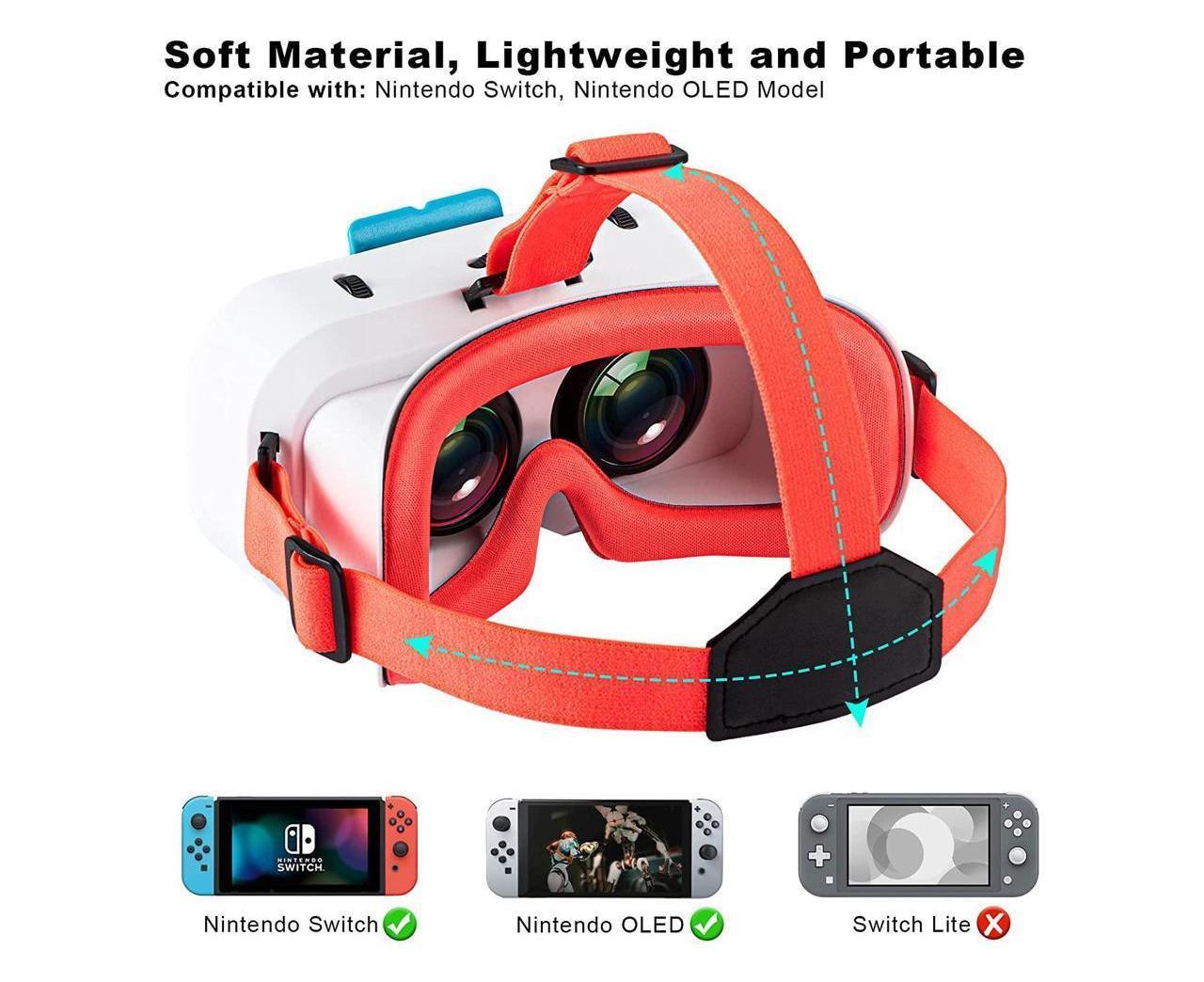 VR Headset for Nintendo Switch / Switch OLED /Nintendo Switch 3D VR (Virtual Reality) Glasses, Switch VR Labo Goggles Headset for Nintendo Switch — image 5