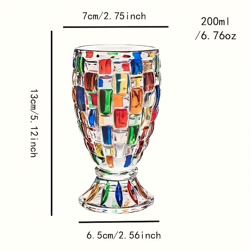 handcrafted crystal glasses — image 2