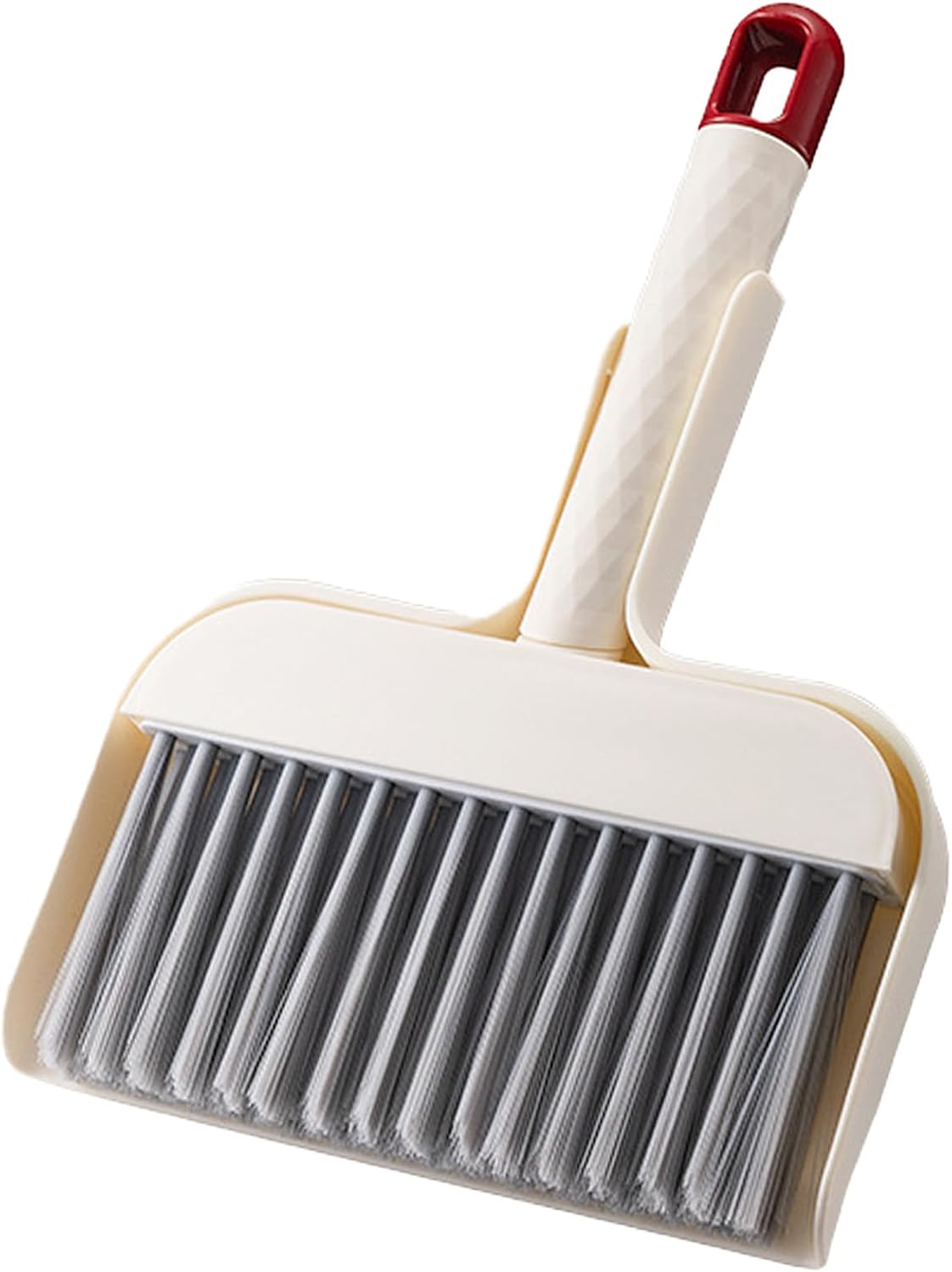 Mini Handheld Broom and Dustpan Set, Small Dust Pan and Brush Set Cleaning for Keyboard, Tabletop, Office Desk, Camping, Gardening, Pet, Car, Tiny Broom with