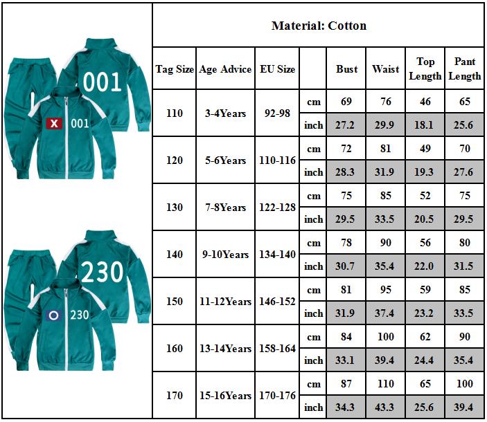 Squid Game Season 2 - Jacket and Pants Outfit for Kids Survival Game Gift #230 160cm โ image 2