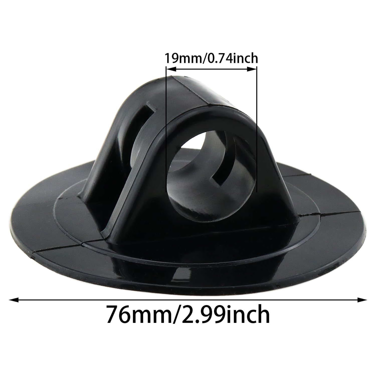 4PCS Black Engine Mount Boat Motor Stand Holder Rubber Fixing Bracket Buckle Inflatable Seat Outboard Hook Propeller Motor โ image 2