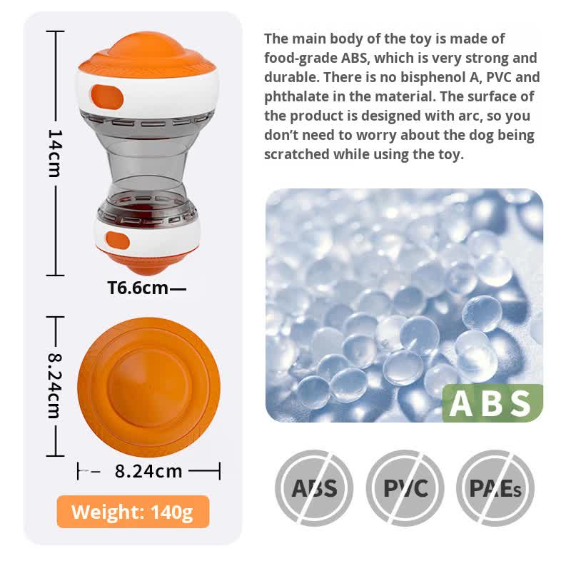 2-Pack Blue Interactive Feeder Toy for Dogs and Cats with Slow Feeding Design, Durable ABS Material – Ideal for Mental Stimulation and Healthy Eating Habits — image 3