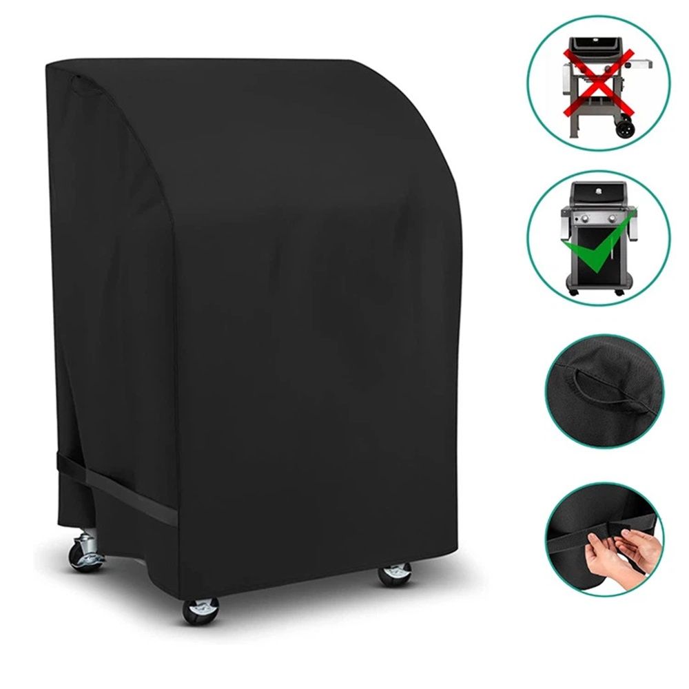 Burner Gas Grill Cover 32 inch, Heavy Duty Waterproof Small BBQ Grilling Cover, for More Grills with Collapsed Side Tables, All Weather Protection — image 4