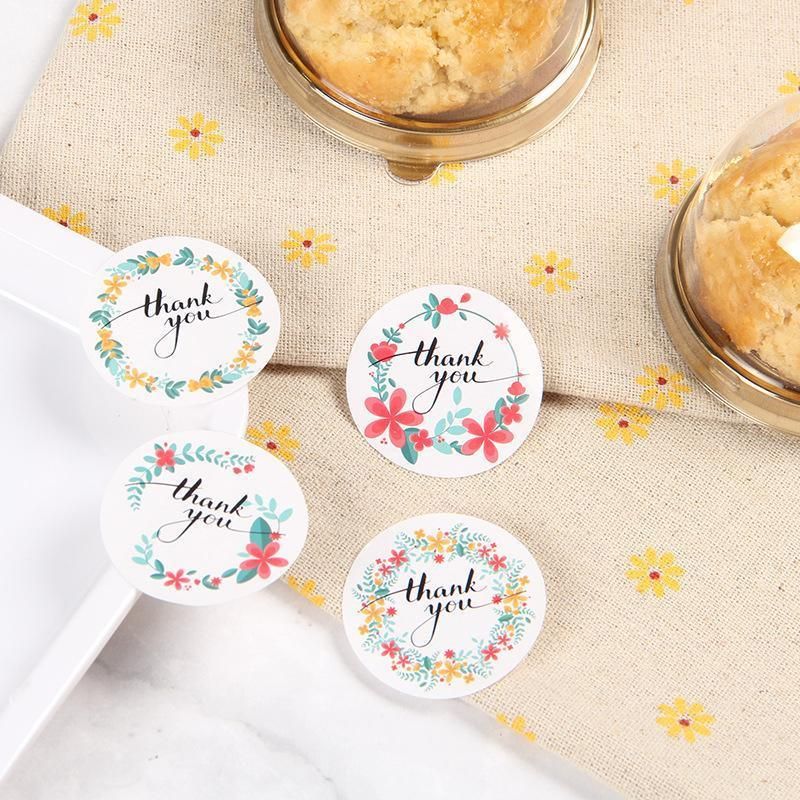 UP TO 80PCS Stickers Labels Thank You Stickers Gift Wrapping Craft Scrapbook DIY - 12*5PCS Style 12 โ image 6