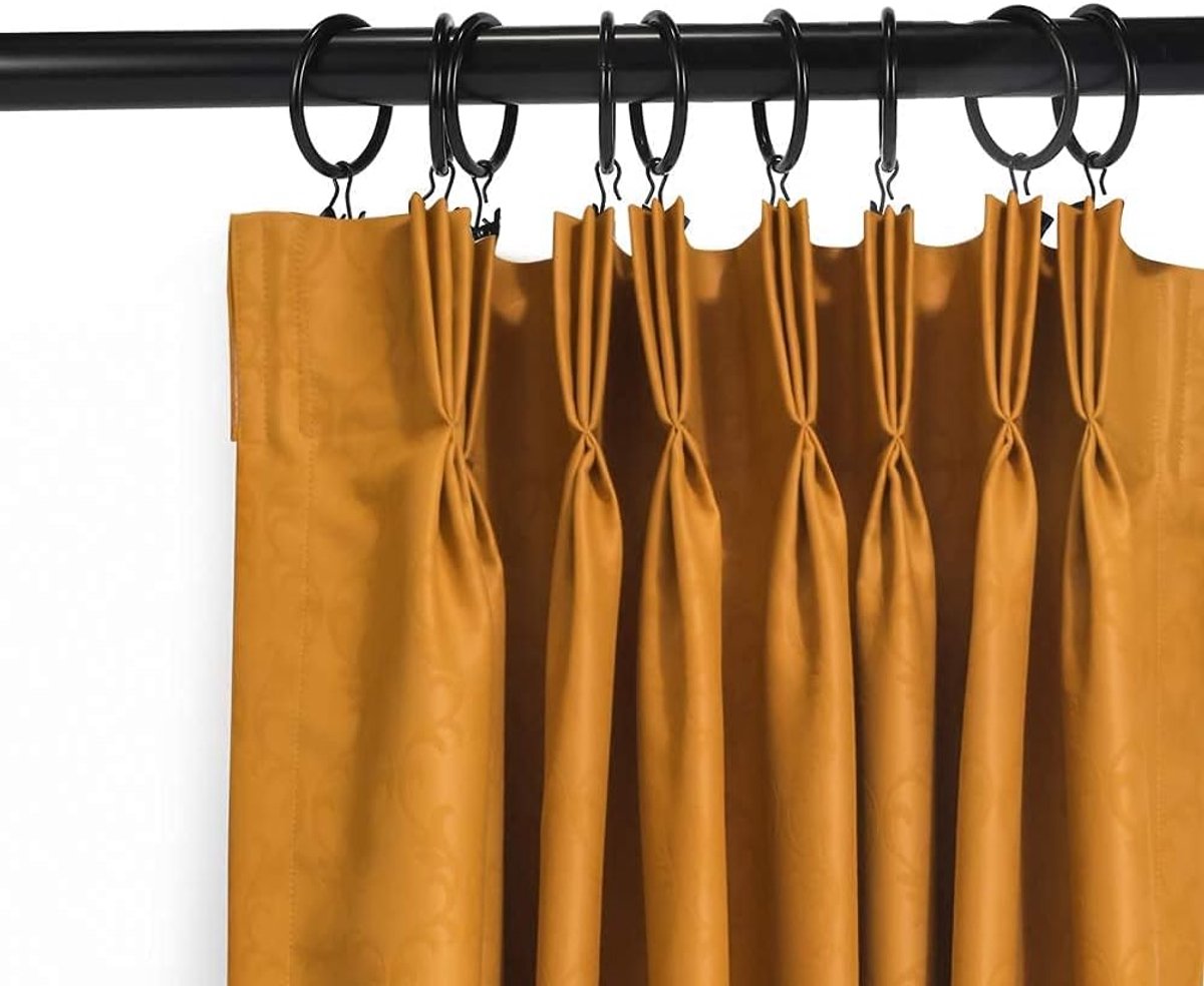 30 Pieces - Curtain Rings with Clips - Shower Curtain - Stainless Steel Curtain Rings - Metal Curtain Hooks - Curtain Rod Ring - for Shower and Window Curtains — image 6