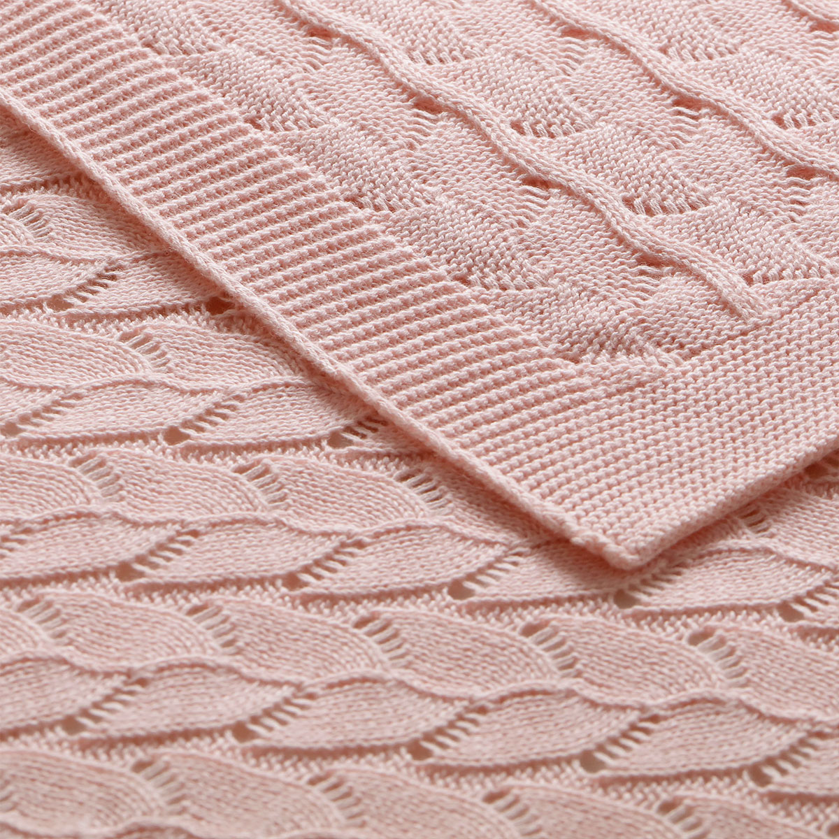 Little Gem Lyla Blush Cotton Baby Blanket 75 x 100 cm โ image 2