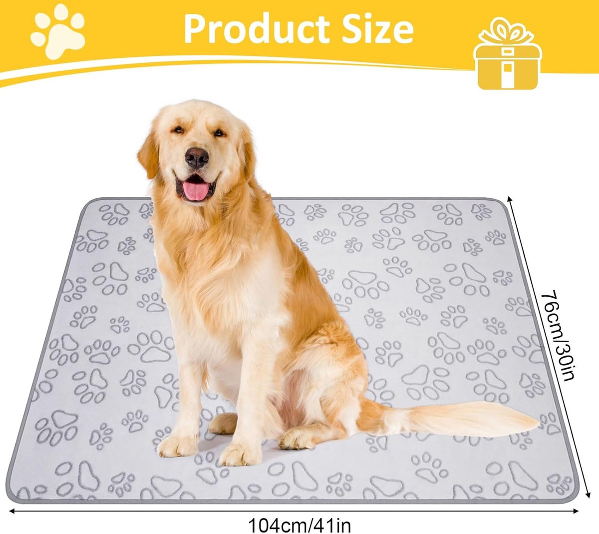 76 × 104cm Dog blankets for medium-sized dogs, cats, Premium soft dog blankets for small dogs, washable, Puppy blanket, Dog supplies for puppies (grey) — image 3