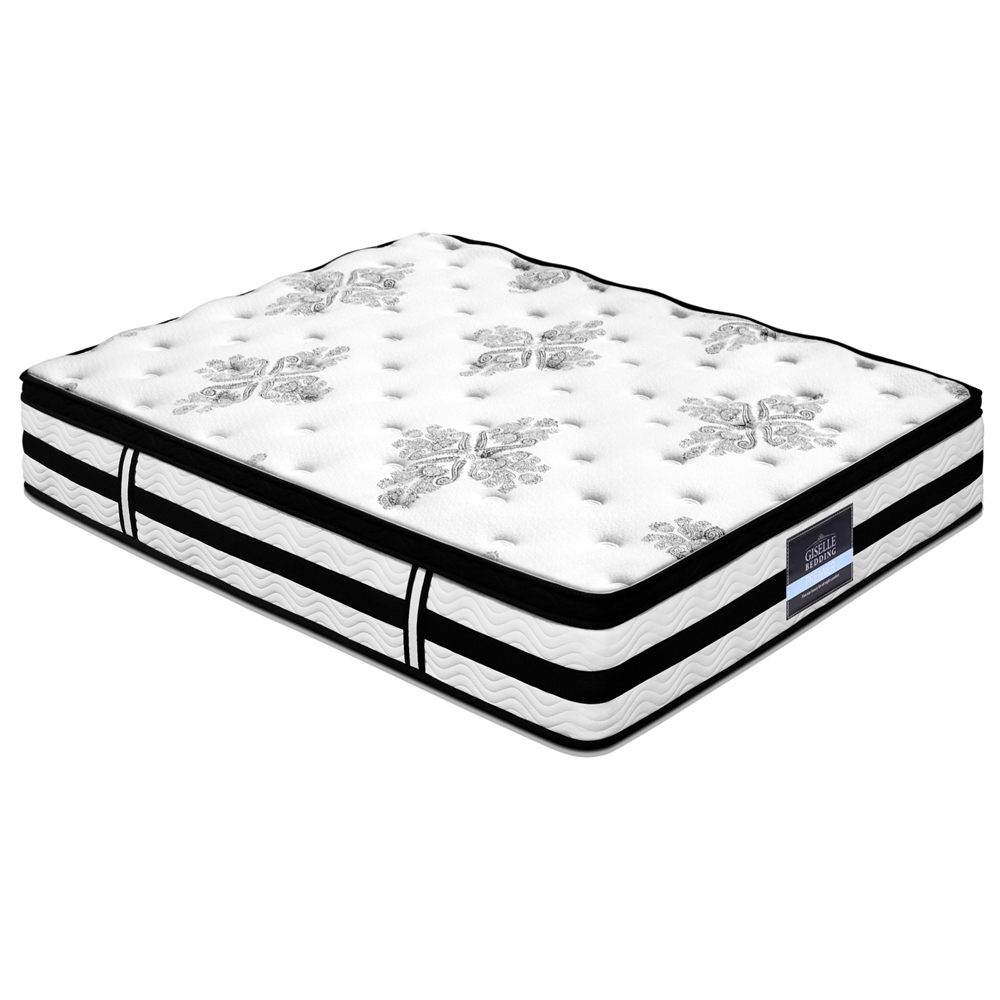 Giselle Bedding 34cm Mattress Euro Top Pocket Spring Queen — image 2