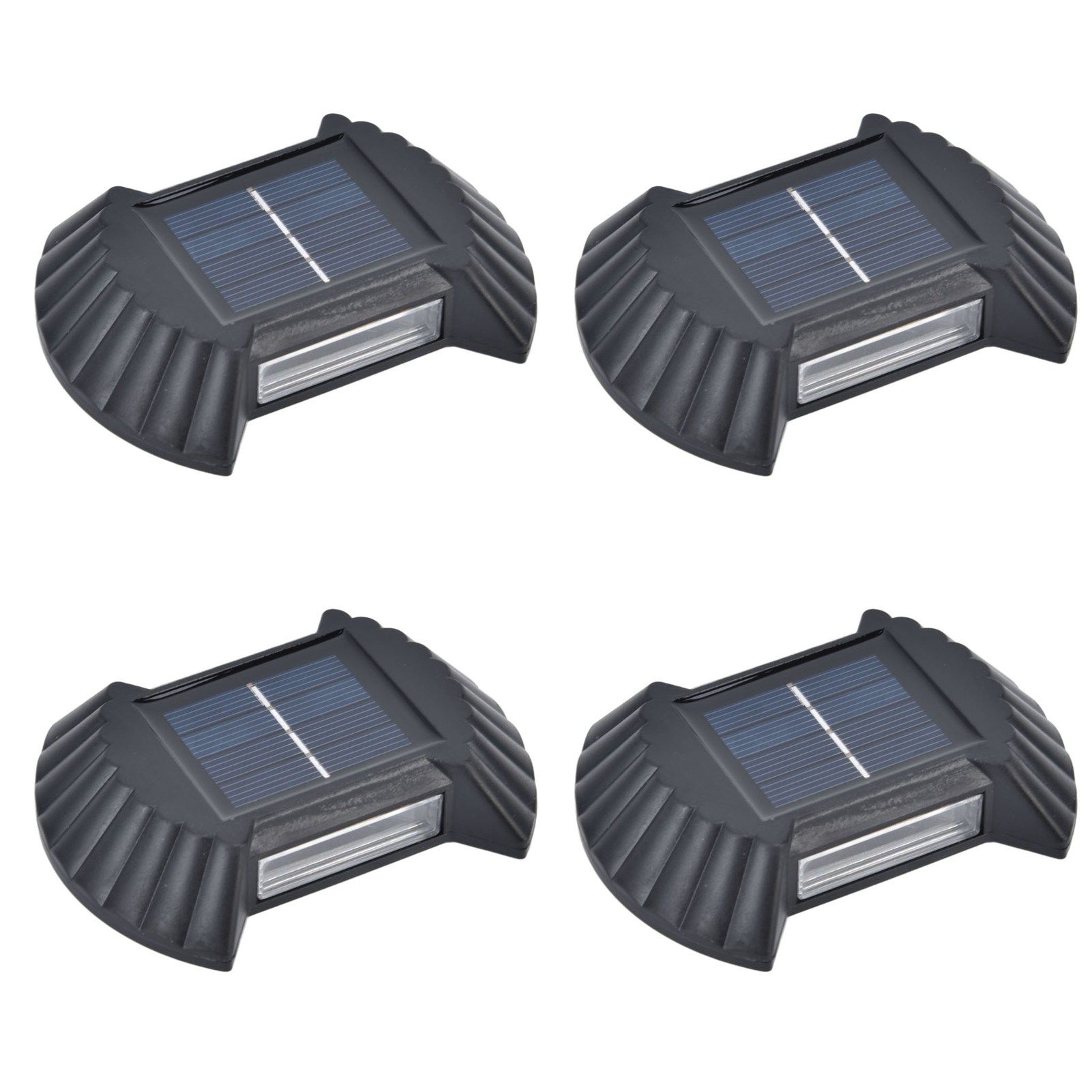 4 Sets Solar Wall Light Waterproof Multifunctional LED Solar Wall Light for Patio Yard Garden Outdoor DrivewayWhite Light โ image 3