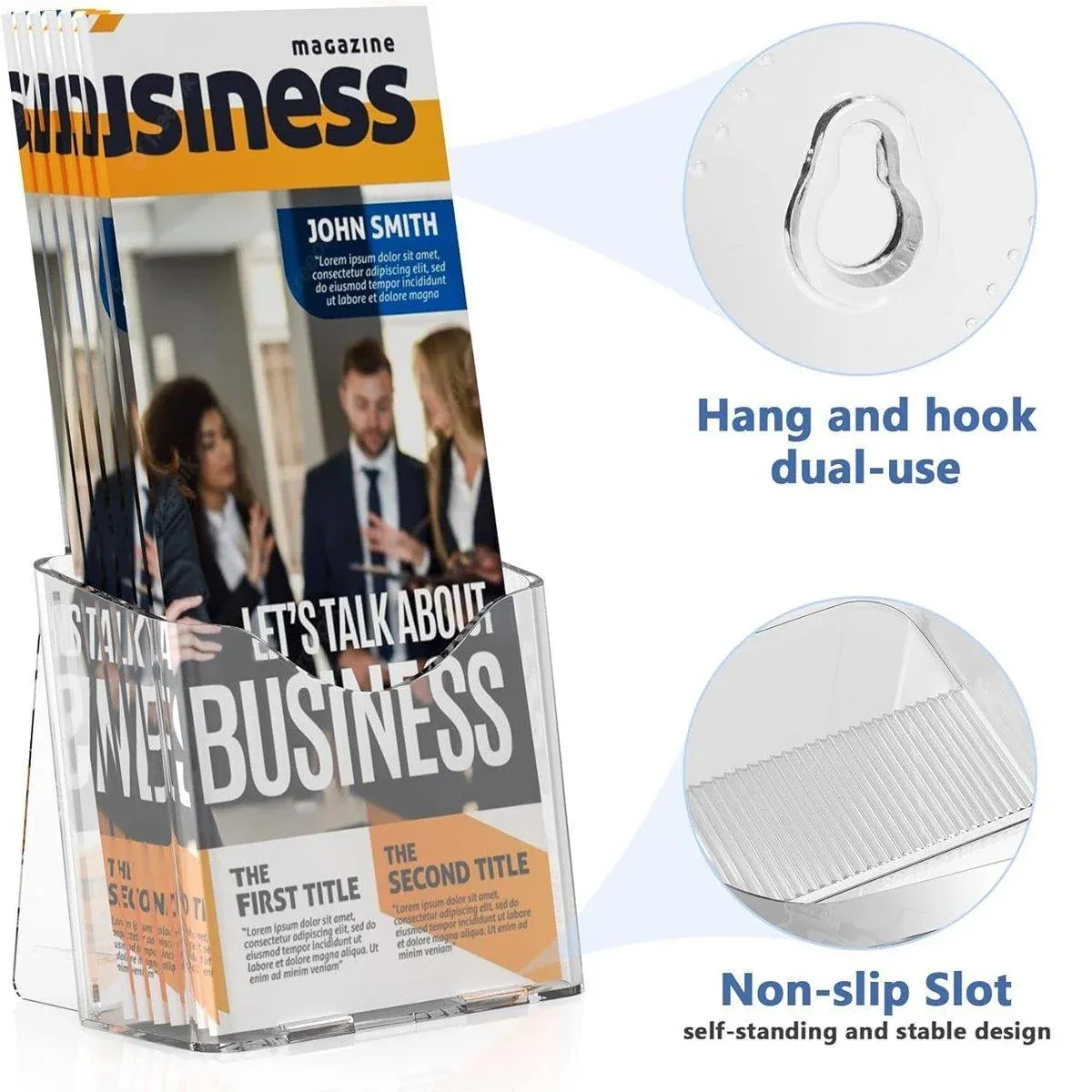 2pcs A6 Promotional Catalogue Racks Display Racks Information Holders Set โ image 4