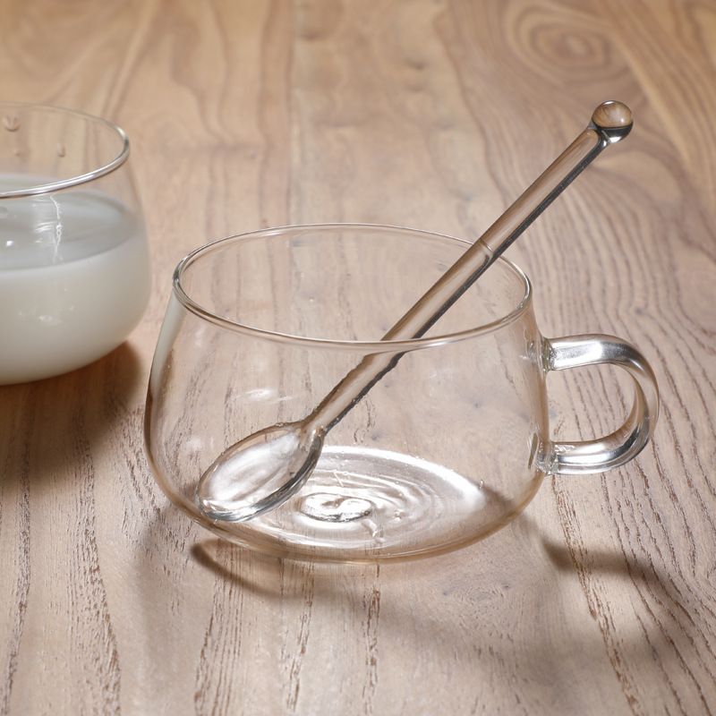 Glass Spoon High Borosilicate Glass Coffee Stirrer small glass spoon โ image 3