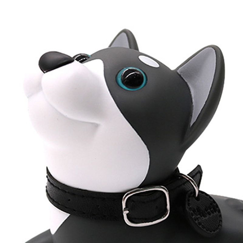 Cartoon Door Stopper Cute Animal Shaped Punch Free Decorative Door Wedge for Home Office Gray Dog โ image 3