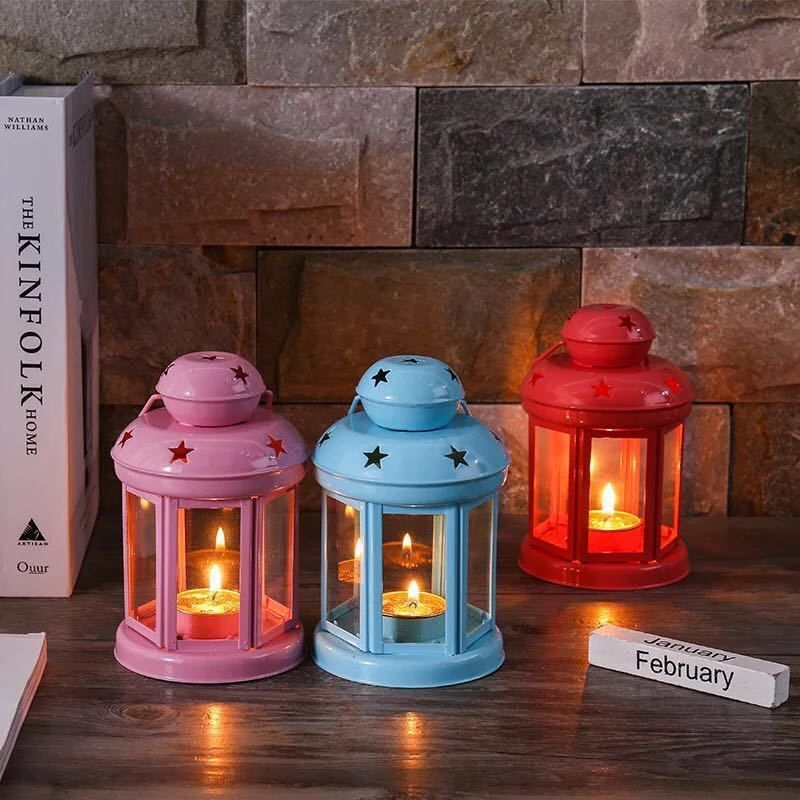 White Black and Red Candle Holder Set of 3 โ image 2