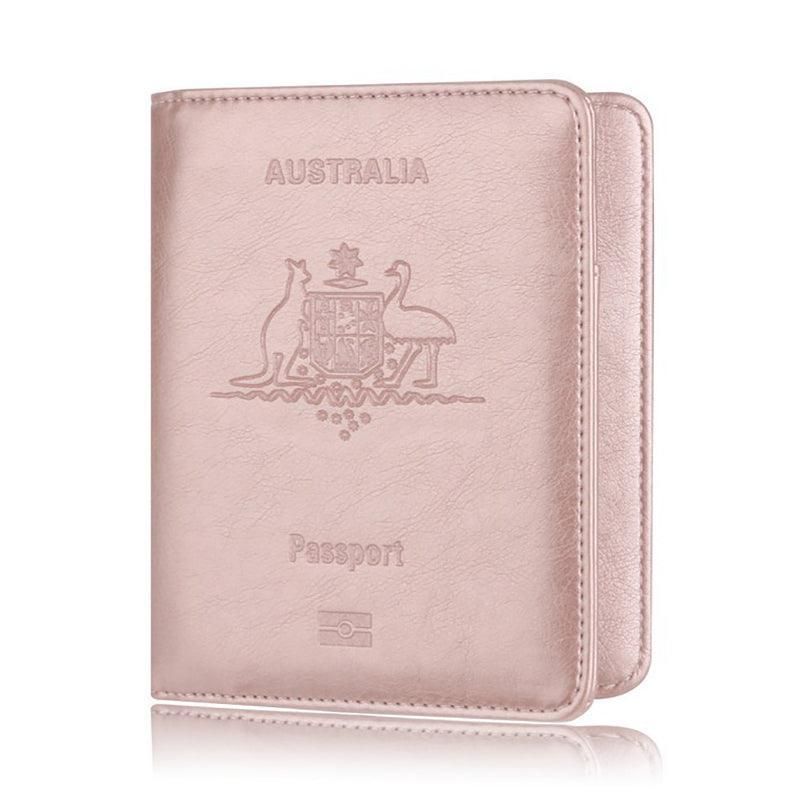 RFID Passport Holder Slim Leather Travel Wallet ID Card Cover Case for Men Women - Purple โ image 6