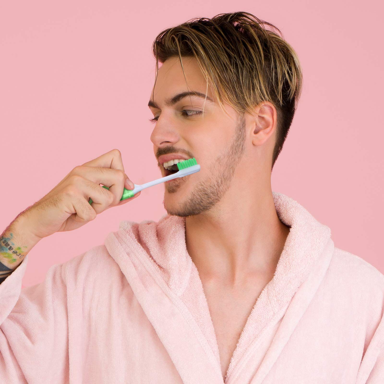 2pcs Travel Toothbrush Bulk Folding Mini Toothbrush with Toothbrush Cover, Soft Drinking, Travel Size Toothbrush — image 3