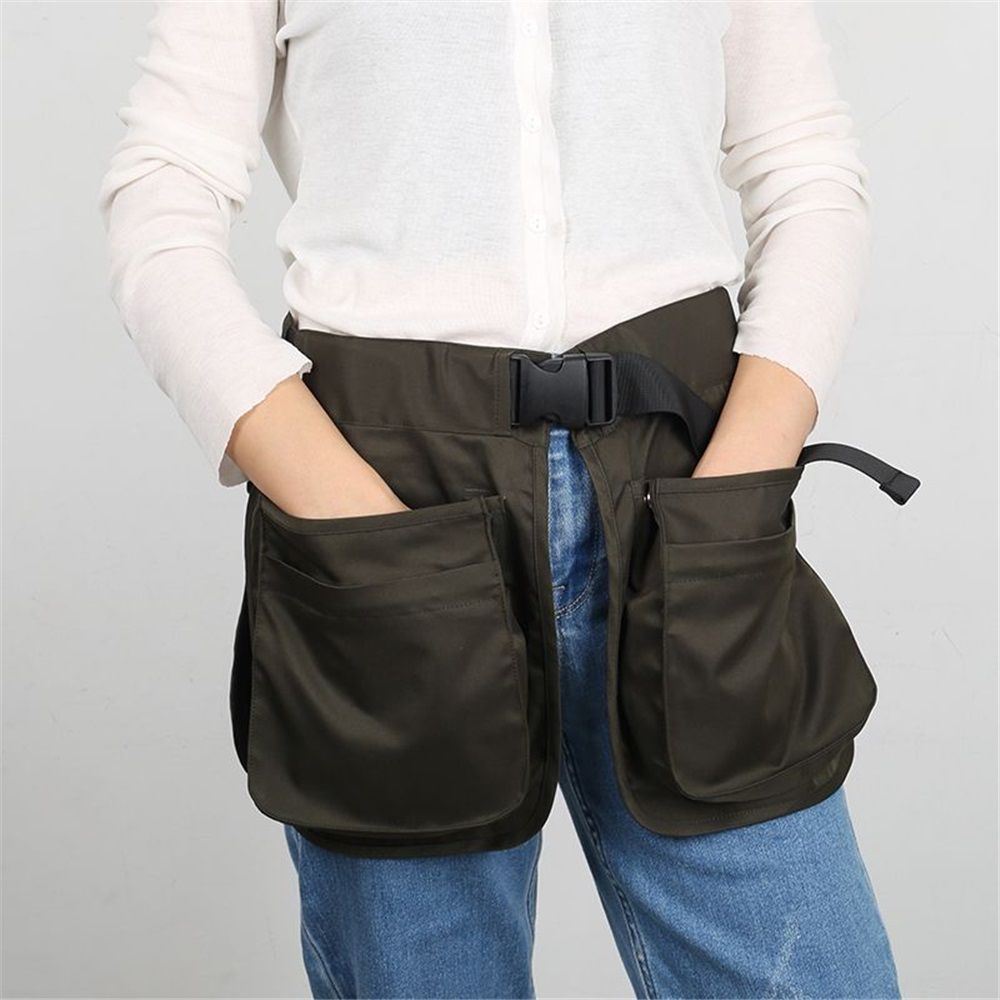 Dog Trainer Treat Pouch with Pockets, Hand Free, Dog Handler Training Tools Storage Waist Pockets for Men and Women, Also Used to Gardening Work — image 3