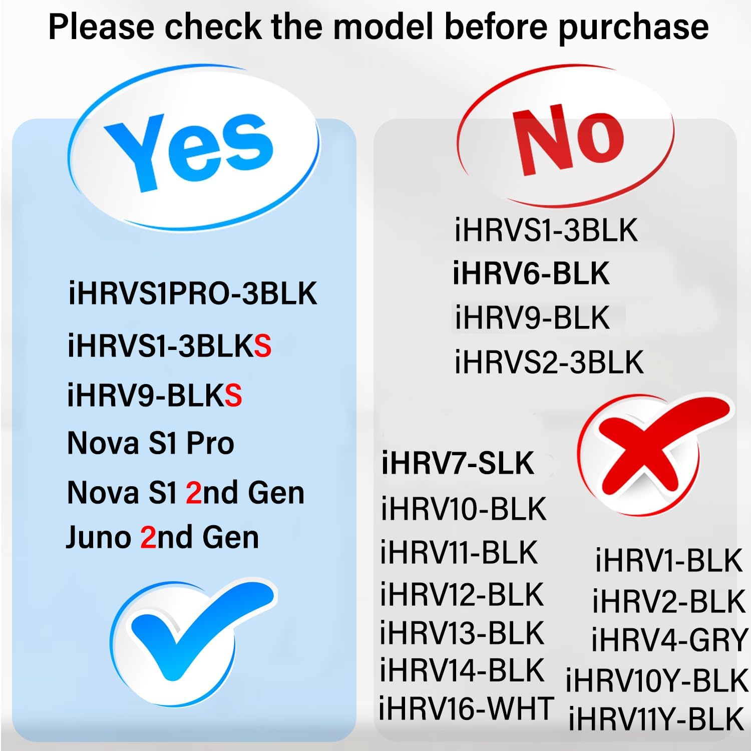 Replacement Parts for iHome Nova S1 Pro, iHRVS1PRO-3BLK, iHRVS1-3BLKS, iHRV9-BLKS Robotic Vacuum Cleaner, 4 Side Brush 2 Filter โ image 3