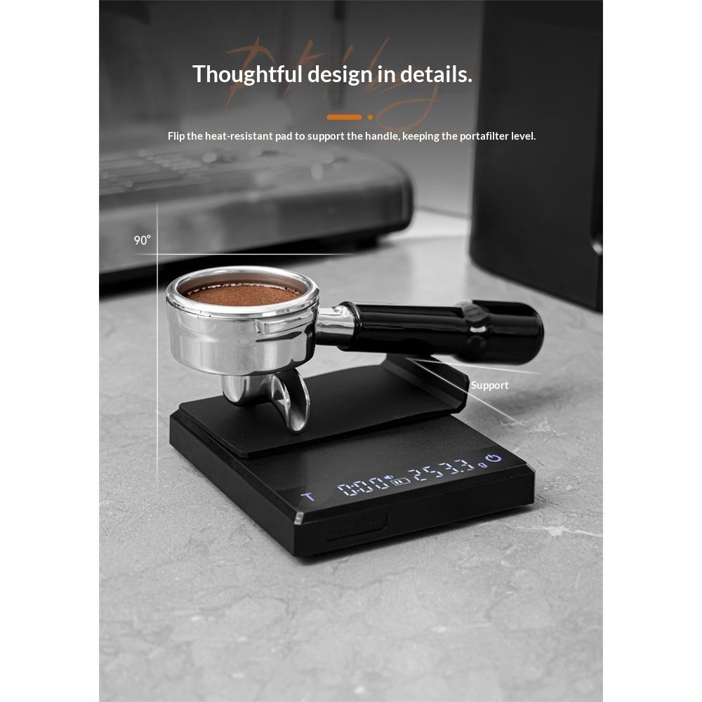 Espresso Scale with Timer,Small Coffee Scale with Solid-Liquid Detection,Auto Tare Digital Coffee Bean Scale,0.1g Accurate Weighting,3 Mode,Black(0.3g-2000g) — image 5