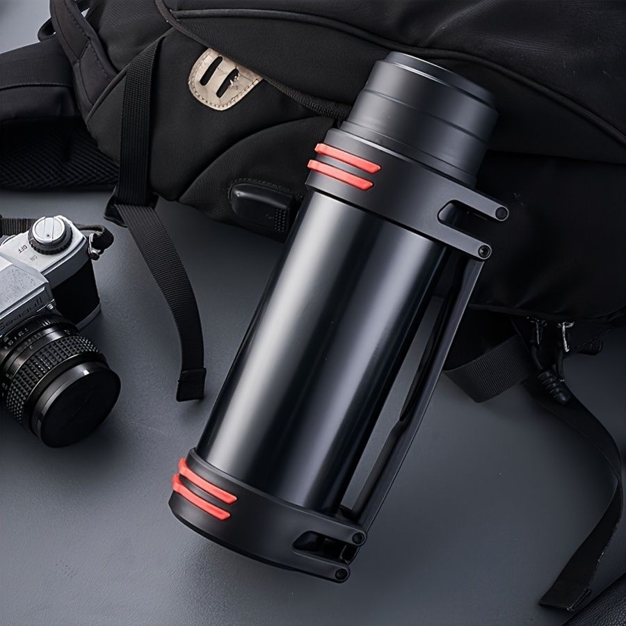 1pc Large Capacity Stainless Steel Insulated Water Bottle - Portable, Reusable Thermal Flask for Hot and Cold Beverages, Hand Wash Only, Multipurpose Outdoor — image 5