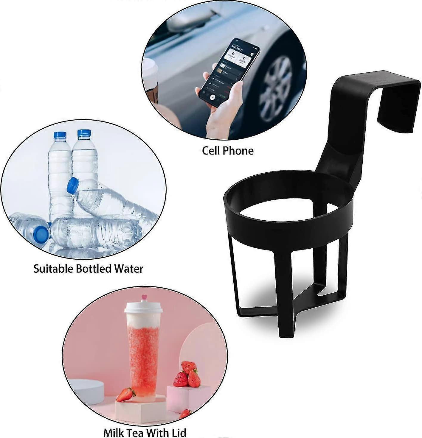 2pcs Plastic Car Cup Holders - Auto Drink Holders for Soda, Water, Coffee โ image 4