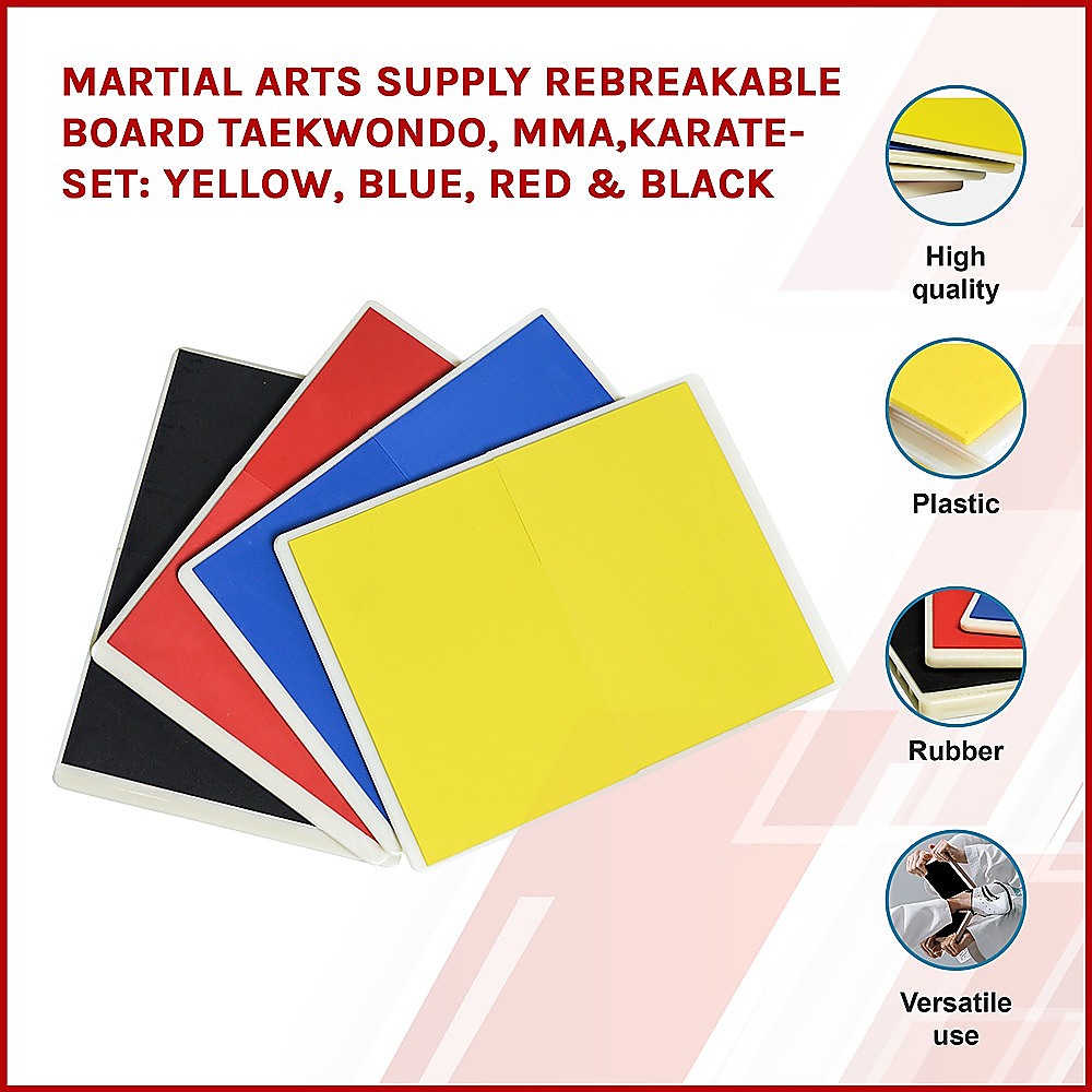 Rebreakable Martial Arts Training Boards Set for Taekwondo MMA Karate โ image 3