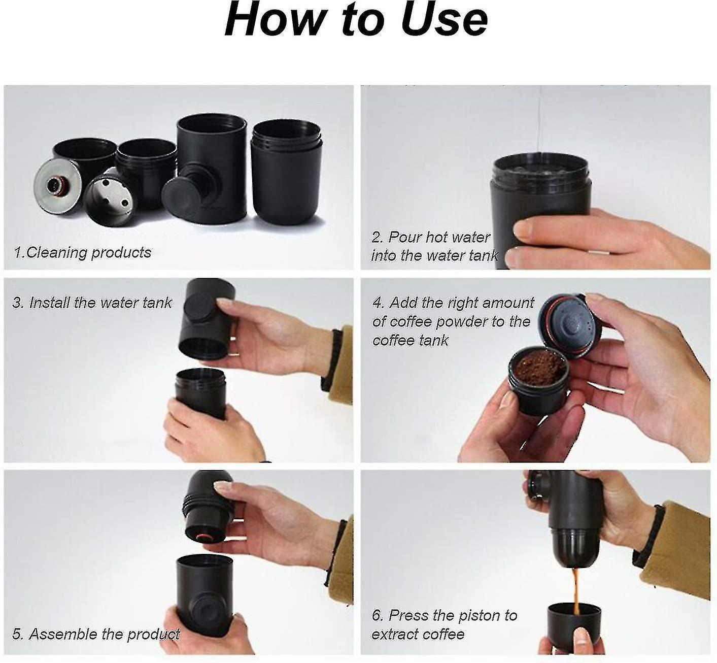 Portable Manual Coffee Maker 70ml Mini Ground Espresso Coffee Maker โ image 5
