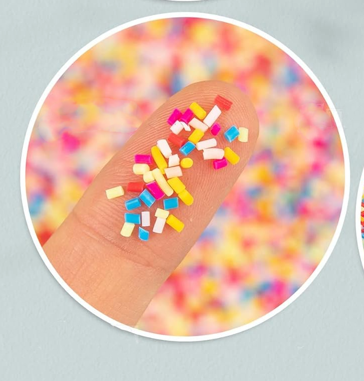 40g Fake Sprinkles Resin Sprinkles Fake Candy Sprinkles Clay Sprinkles Polymer Clay Slices for Nail Art DIY — image 3