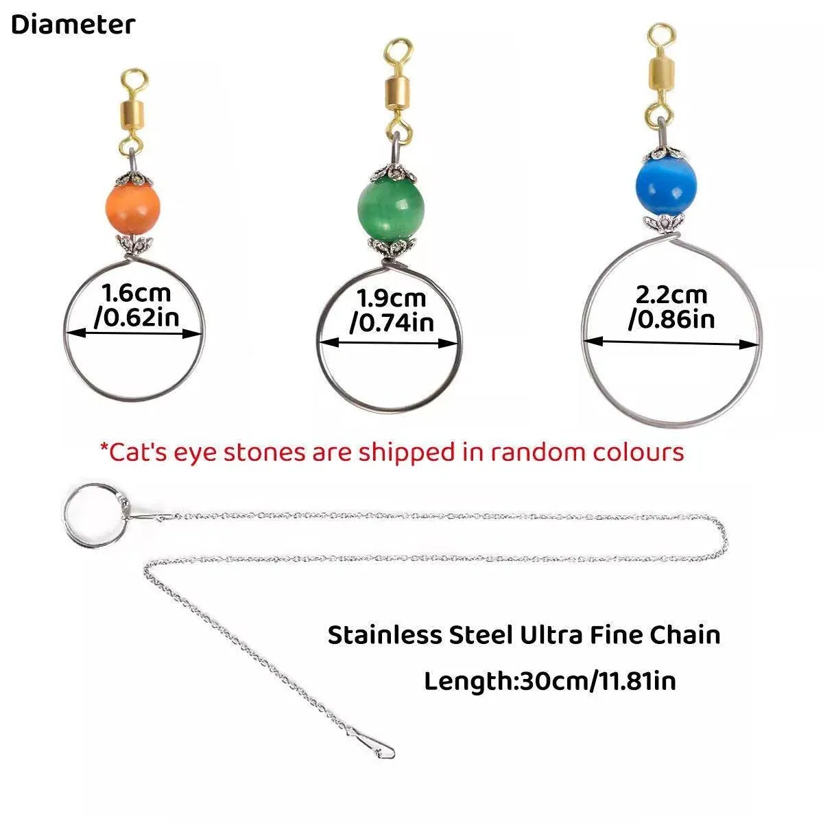 Parrot Neck Collar Stainless Steel Bird Chain Training Adjustable Bird Leash - L-Diameter 2.2cm — image 4