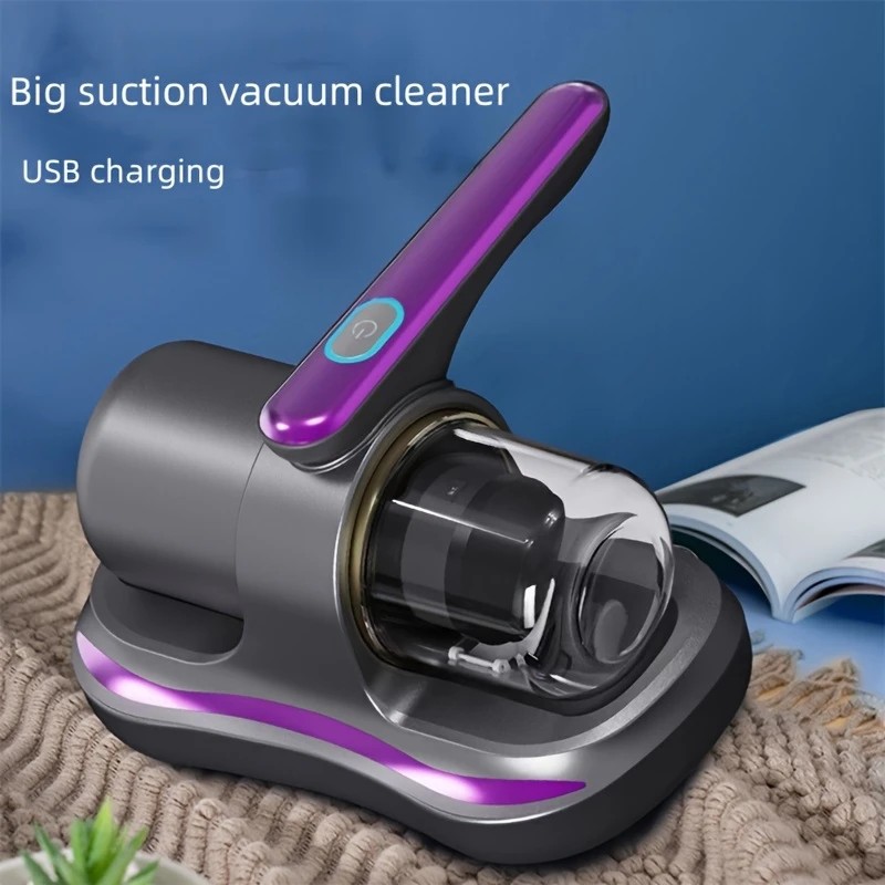 Blue Wireless Mite Removal Vacuum: Blue Light Sterilization, Deep Cleaning for Beds & Cars, Long Battery Life, One-Touch Purity — image 4