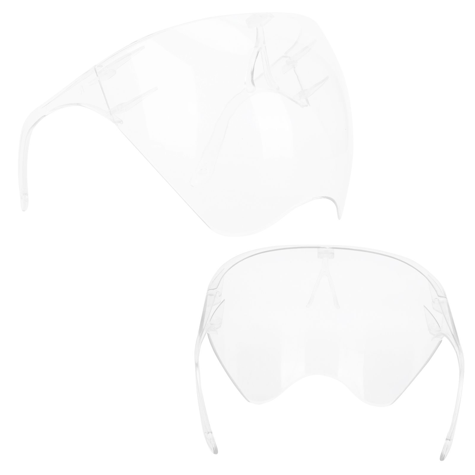 Anti-Fog Transparent Face Shield Full Face Covering Protective Visor for Office School Restaurants — image 5