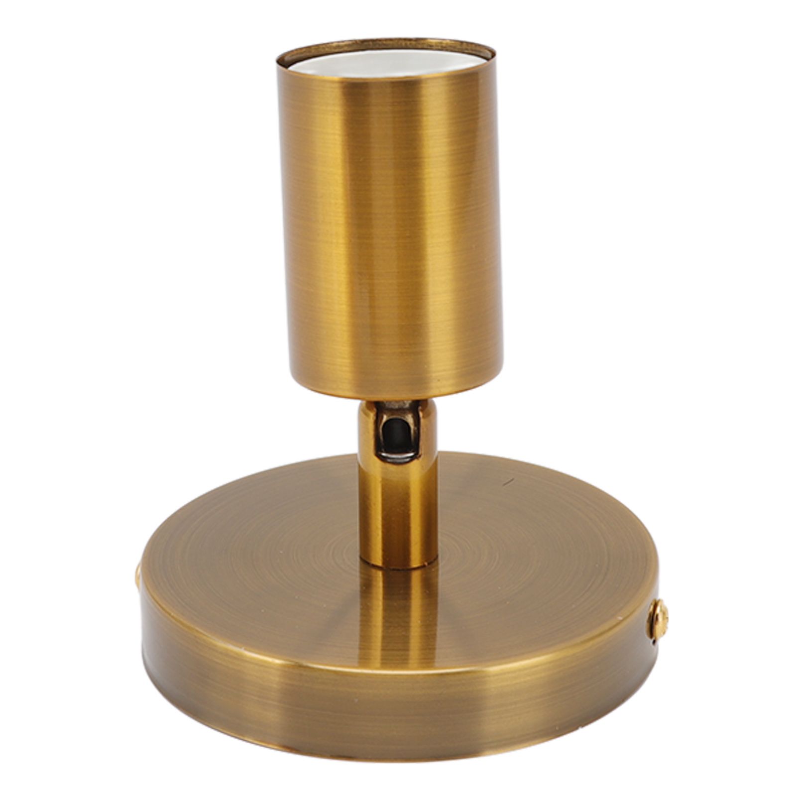 E27 E26 Wall Lamp Base 180 Degrees Up and Down Adjustable Iron Decoration Bulb Socket for Bedroom Living Room Gold โ image 2
