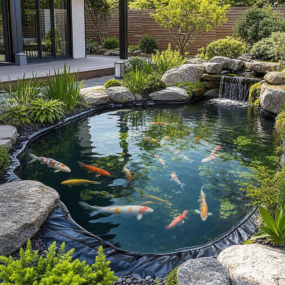 Fish Pond Liner 3 x 4.6m x 0.5mm Garden Pool Membrane Reinforced โ image 2