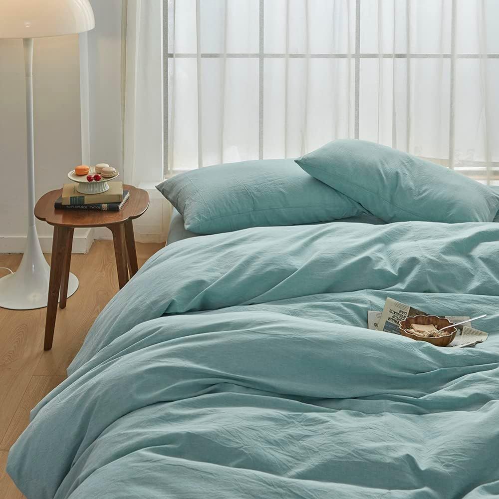 Hotel Soft Microfiber Duvet Cover Set-2000TC Quilt Cover Set & Pillowcases -1 Donna Cover Zipper Closure & 1 x Pillowcases-Breathable Bedding - Wrinkle, Fade — image 3
