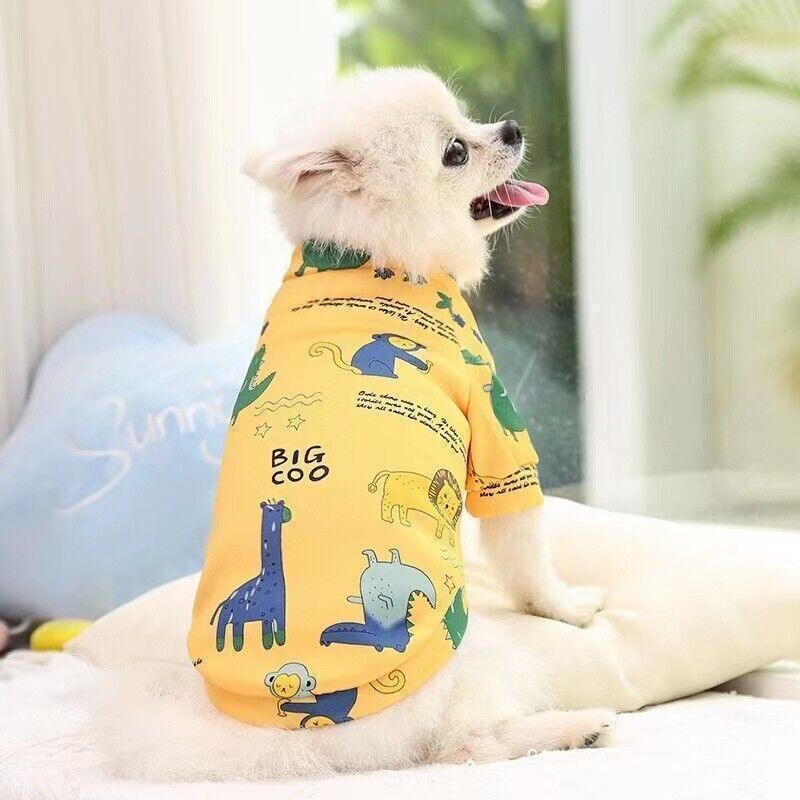 XS Cute Pet Dog Warm Jumper Sweater Clothes Cat Knitwear Knitted Coats Winter - Yellow Giraffe โ image 4