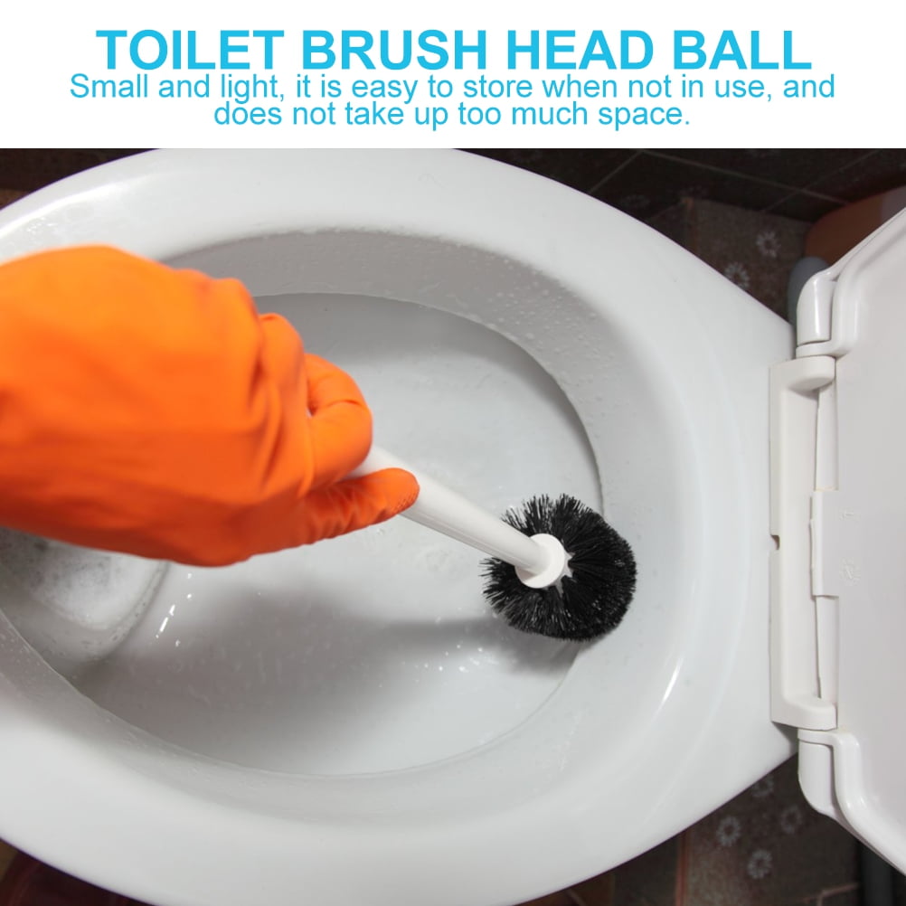 5 Pcs Brush Head Toilet Eco Refills Scrubber Heads Brushes Bowl Black โ image 6