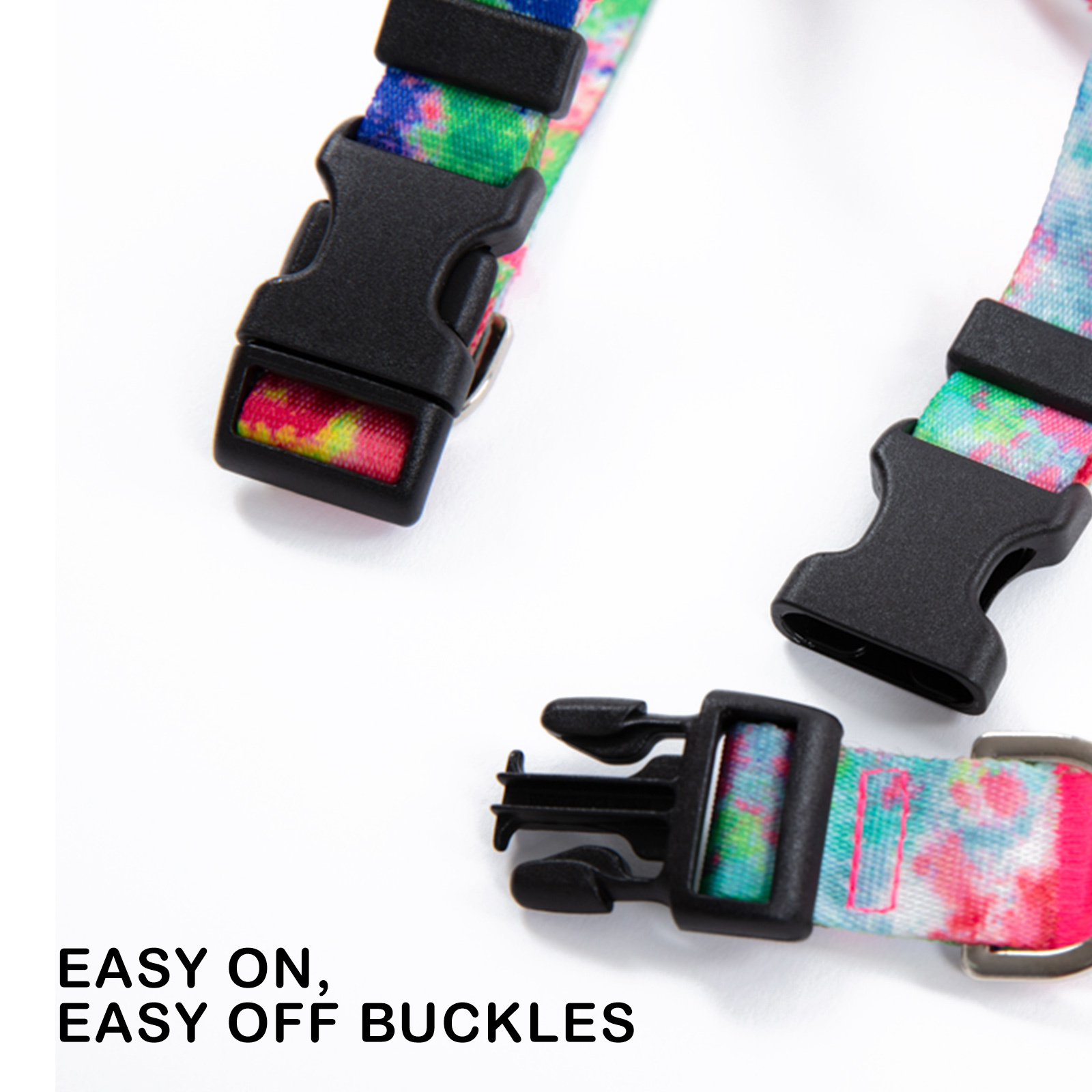 Dog Double-Lined Straps Harness Adjustable M SWEET GREEN โ image 6