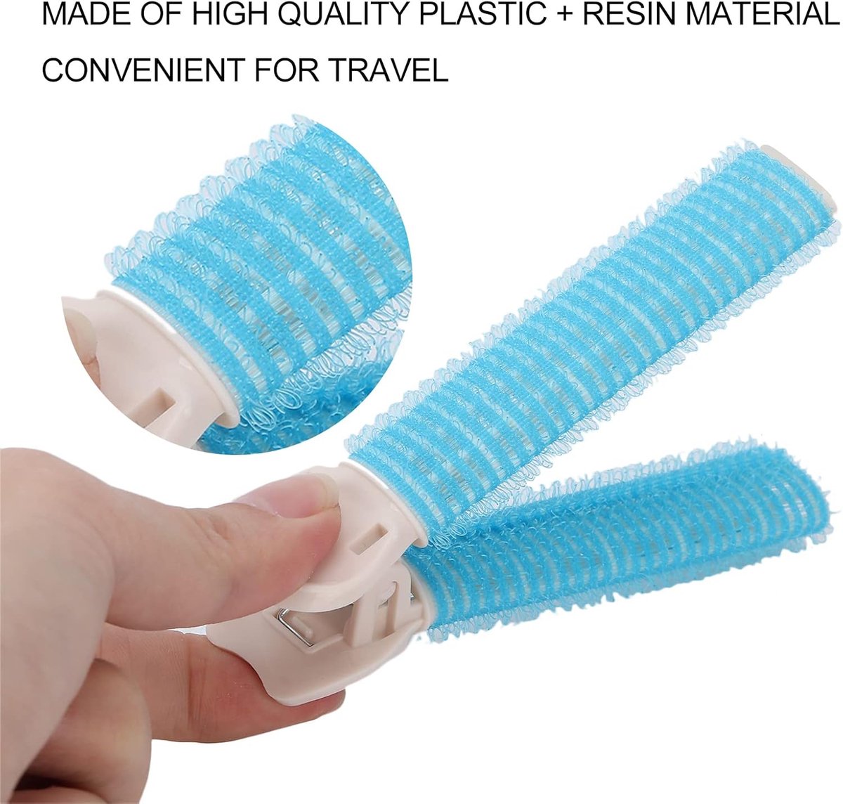 Volume Clips - 10 Pieces - Hair Clips - Hair Rollers - Heatless Curls - Curls Without Heat - Adhesive Rollers - Fixing Clip - Rollers - Curlers - Self-Adhesive — image 5