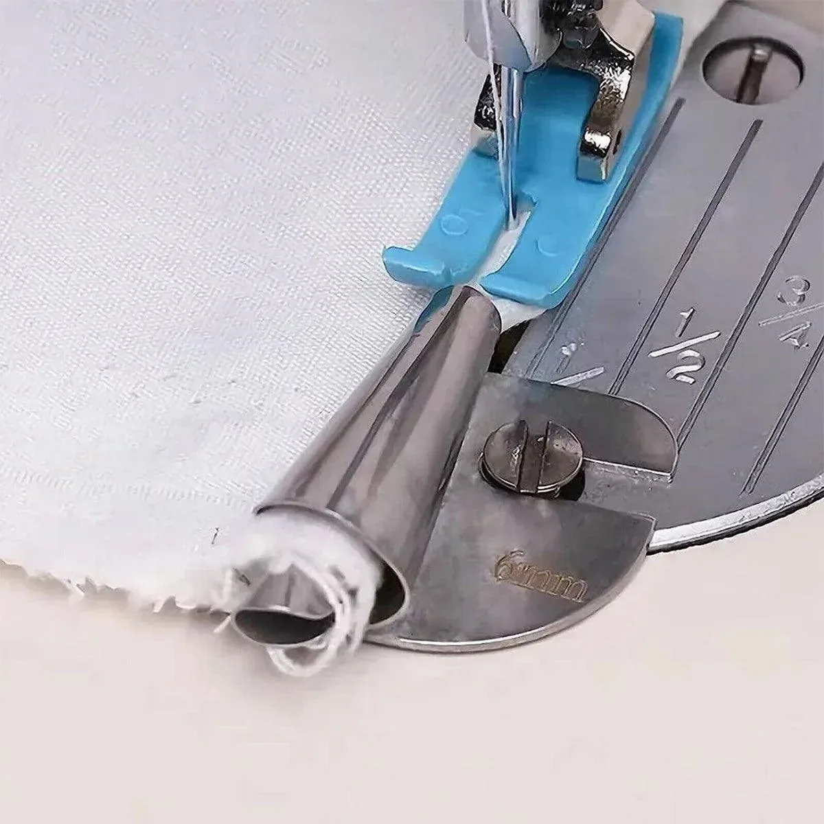 Household Sewing Machine Attachment Spiral Flanger Towel Fabric Puller Tool — image 6