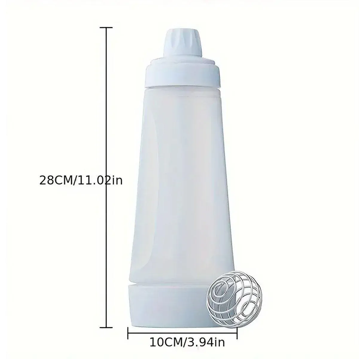 1000ml Hand Crank Batter Dispenser Mixing Jug with Scale for Muffins Pancakes — image 3