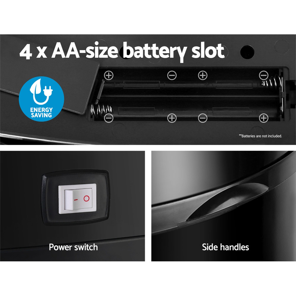Devanti 58L Motion Sensor Bin Rubbish Automatic Black โ image 6