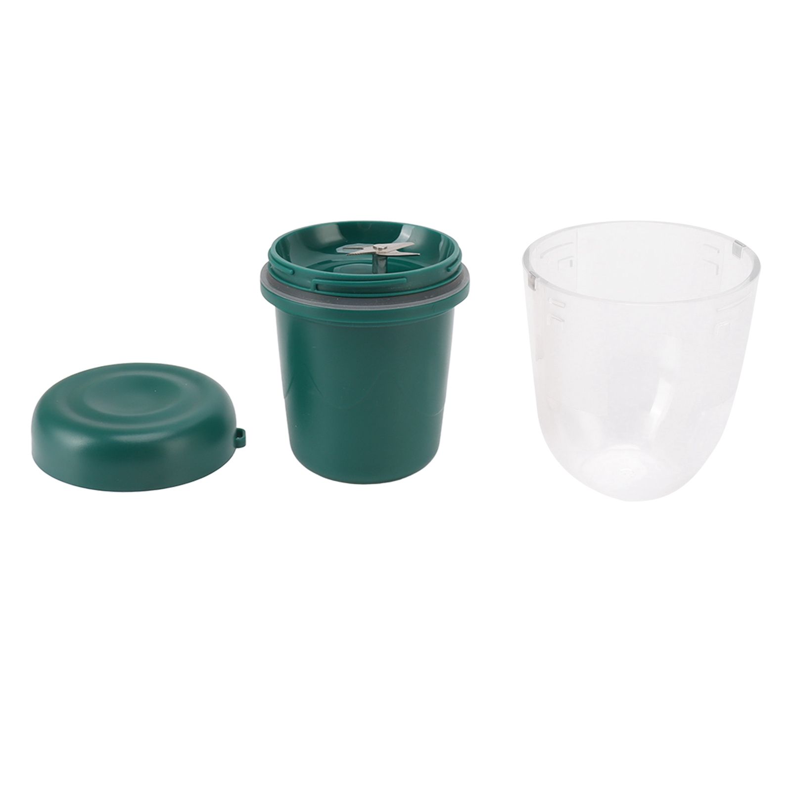 Portable Juicer Cup Multifunctional Rechargeable Small 4 Blades Blender Fruit Mixing Machine for Home 260ml Green โ image 2